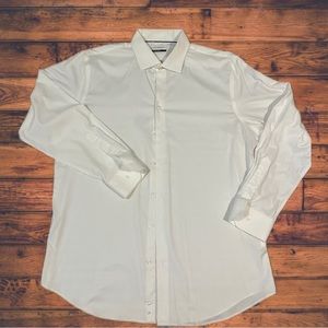 Men’s Calibrate Non-Iron, Trim Fit Dress Shirt, 17/34-35